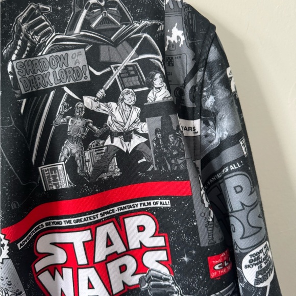 Star Wars comic hoodie, empire strikes back, men’s medium, black white and red - Picture 5 of 7